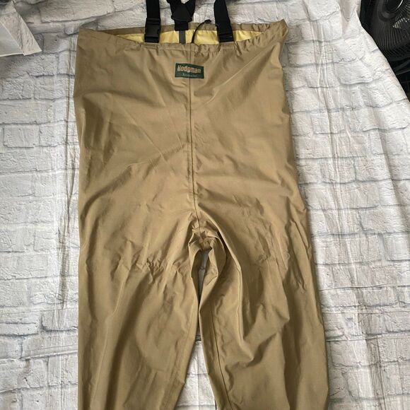 Hodgman streamlite men XL fishing/chest waders w/stocking foot black & tan - Picture 6 of 16
